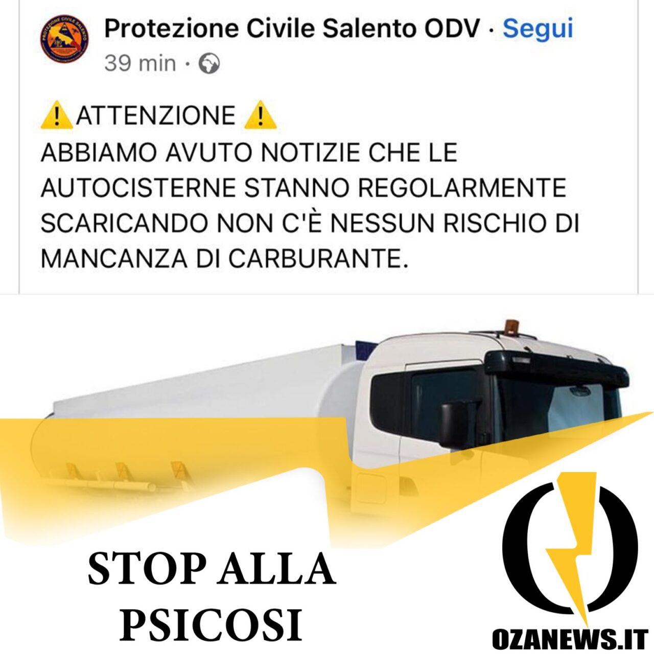 stop alla psicosi