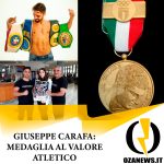 Giuseppe Carafa e Asia Cucci: medaglia al valore atletico e riconoscimenti sportivi.