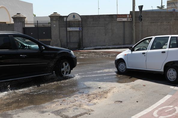 rottura conduttura idrica