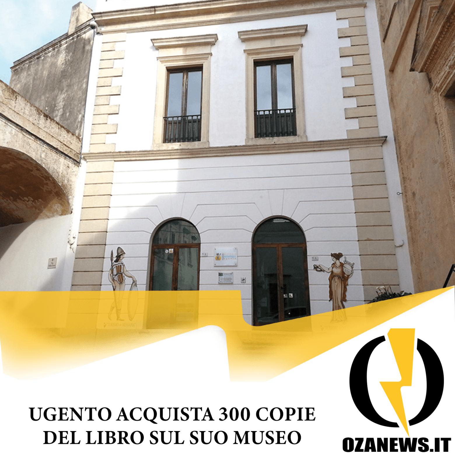 ugento acquista 300 copie del libro sul suo museo ancora chiuso