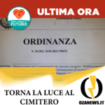 Si riaccendono le lampade votive del cimitero di Ugento